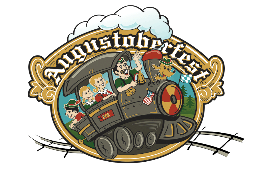 This is the final approved illustration for this year's Augustoberfest from the team at Icon Graphics!